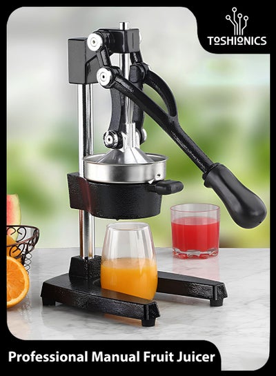 Buy Professional Manual Metal Furit Citrus Juicer Lemon Hand Squeezer Lime Orange Pomegranate Grapefruit Fresh Healthy Juice Presser Extractor without Seeds Juicing Machine For Commercial And Household in UAE