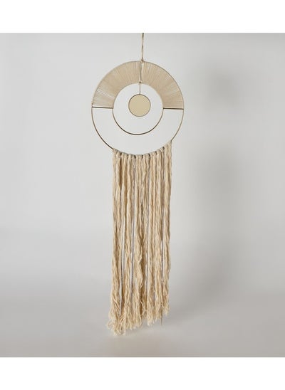 Buy Enzo Cotton Cord with Chain Hanging Wall Decor 83 x 30 cm in UAE