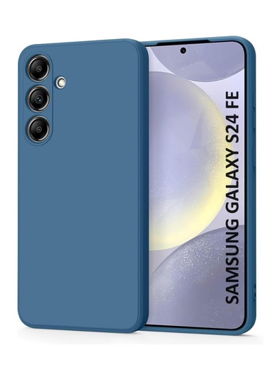 Buy Samsung Galaxy S24 FE Case Cover Soft Silicone Light Weight Back Cover for Galaxy S24 FE Slim Camera Protection with Inside Microfiber Lining Anti Scratch Case for Samsung Galaxy S24 FE in UAE