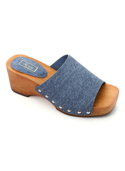 Buy Slip On Hard Sole Chunky Slippers in Egypt