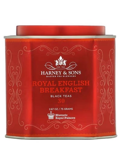 Buy Royal English Breakfast, Black Teas, 30 Sachets, 2.67 oz (75 g) in UAE