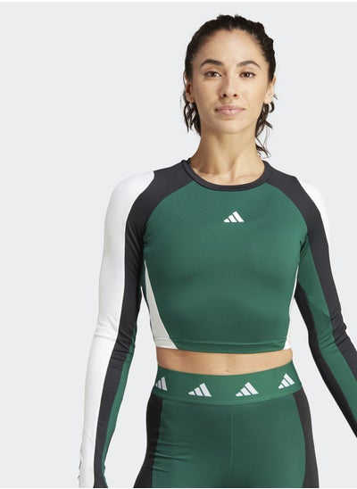 اشتري Techfit Aeroready Colorblock Long-Sleeve Top في السعودية