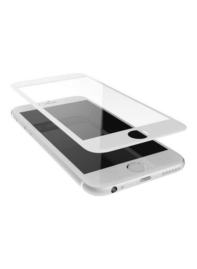 Buy iPhone 6 / 6S / 7 / 8 / SE 2020 / SE 2022 Ceramic Screen Protector - Premium Protection for Your Smartphone Display - White Frame in Egypt
