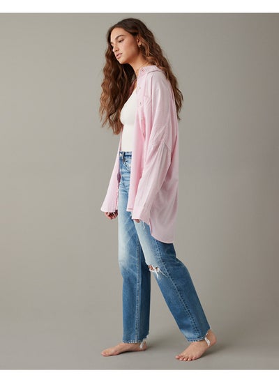 اشتري AE Go Big Oversized Shirt في السعودية