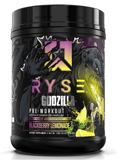 Buy Godzilla Pre Workout, Blackberry Lemonade, 40, Pump & Energy, Strength & Focus in UAE