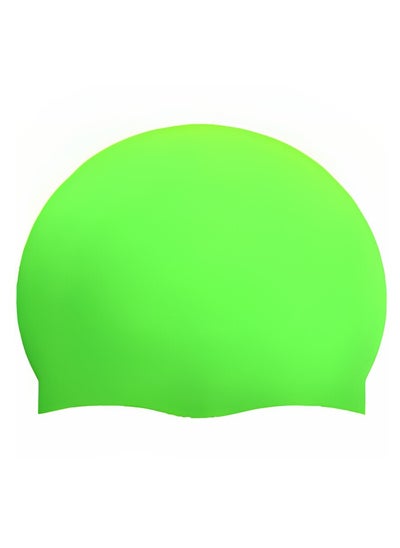 اشتري Premium Silicone Swim Cap for Women Men and Kids - 100% Silicone Comfort Strech and Lightweight - Great for Long Hair and Short Hair - Keeps your hair Dry - (Available in 6 Colours) في السعودية