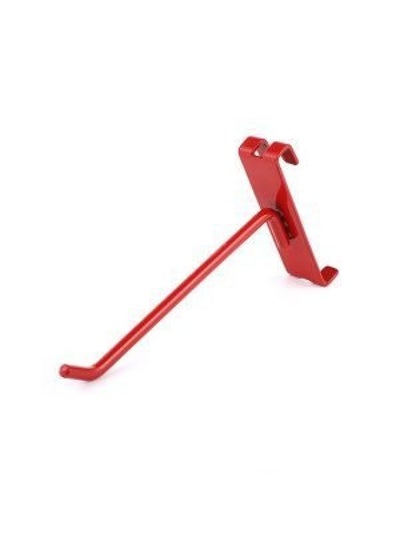 اشتري 4 Inch Red Display Hook For Grid Jali Kitchen Bedroom Office Wire Shelf في الامارات