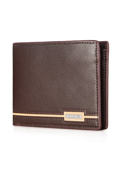 Buy Business Men's Wallet Short Wallet Card Holder Document Bag 12*9.5*1.5cm in Saudi Arabia