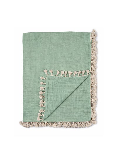 اشتري 6 Layer Muslin Blanket Evergreen في الامارات