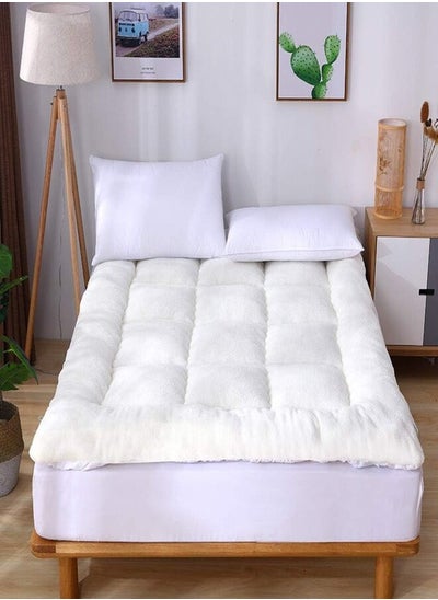 Buy Line Sleep Microfiber Comfort Mattress - White in Egypt