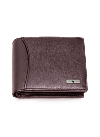 اشتري India RFID Protected Leather Mens Wallet Brown في الامارات