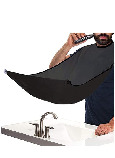 اشتري Best Beard Shaving Bib Waterproof–The Smart Way to Shave – Beard Trimming Apron - Perfect Grooming Gift or Mens Birthday Gift في الامارات