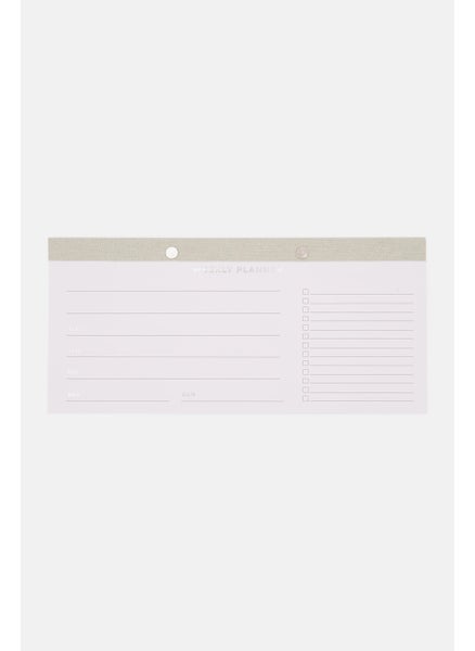 Buy Weekly Planner Note Pad, Olive in UAE