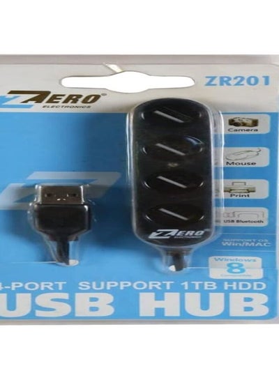 اشتري موزع زيرو مزوّد ب 4 منافذ USB، وموديل ZR201 عالي في مصر