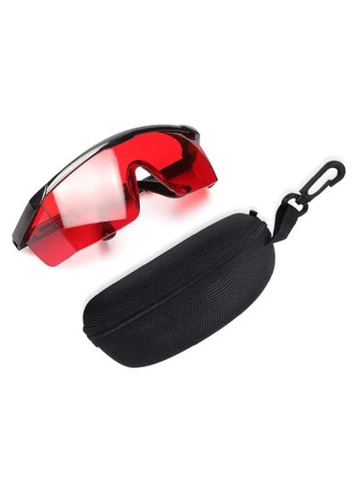 اشتري Red Laser Goggles Laser Protective Glasses Anti Laser Safety Glasses Eyes Protection Eyewear for Industrial Use في الامارات