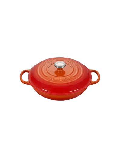 Buy Le Creuset Signature Cast Iron 30cm Shallow Casserole in Saudi Arabia