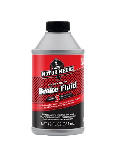 Buy MOTOR MEDIC BRAKE FLUID DOT 3 - HEAVY DUTY 354 ml in Saudi Arabia