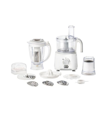 Buy Food Processor 25 Functions 2 Speed 1000 W White FP1000-WH in Egypt