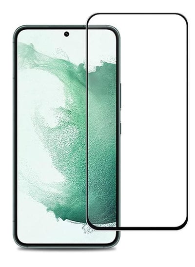 Buy Google pixel 7 full coverage tempered glass screen protector with fingerprint support and oleophobic coating - black in Egypt