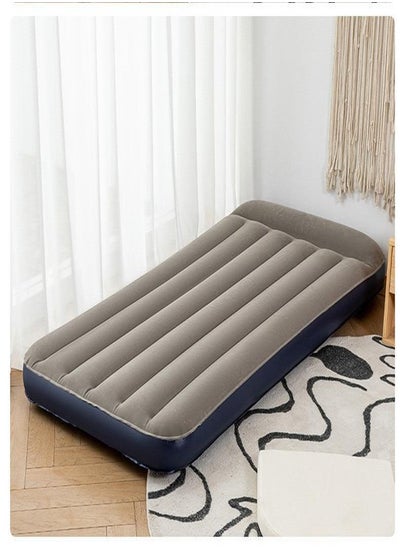 Buy Standard Single Bed Rest Classic Air Mattress with Internal Pump Electric Inflation (190 x 95 x 22CM) in UAE