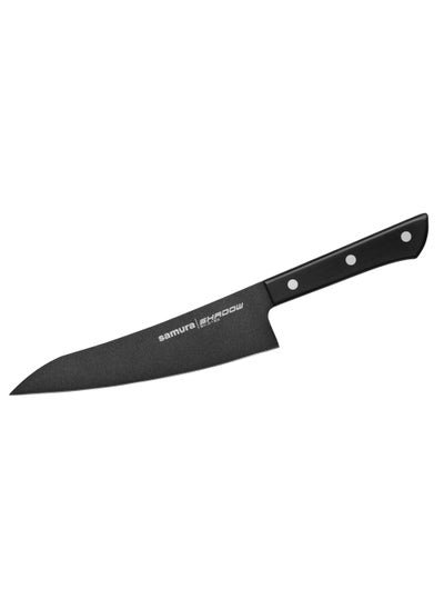 Buy Samura Shadow Gyuto Knife With Black Non-Stick Coating 7.2"/182mm in UAE