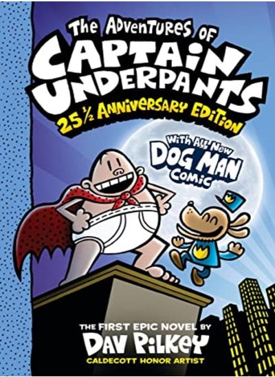 Buy The Adventures Of Captain Underpants Now With A Dog Man Comic Color Edition by Dav Pilkey Hardcover in UAE