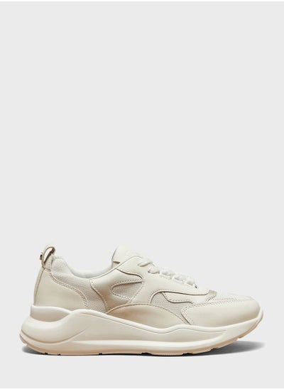 اشتري Lace Up Low Top Sneakers في السعودية