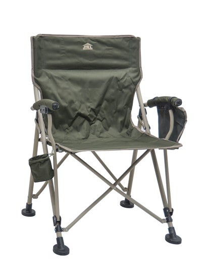 Buy Camping Foldable Chair by Multi Home with One Pocket drink etc. Base is in steel with Modern Design with bag Packing easily moveable any where light in Weight C104S(GREEN) in UAE