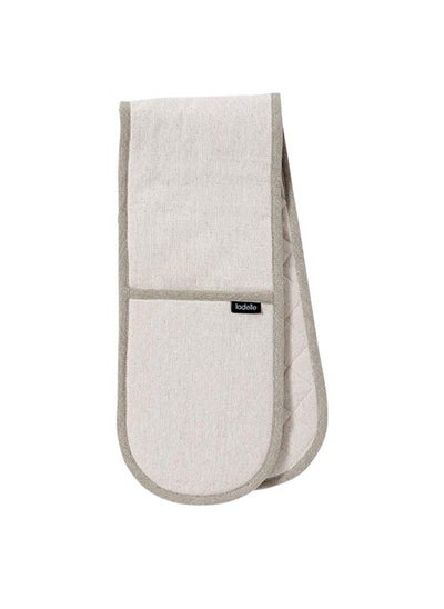 Buy Ladelle Eco Recycled Double Oven Mitt Natural in UAE