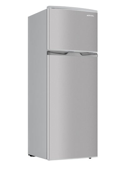 Buy EGNRL Refrigerator Double Door Silver 225 Litres Defrost R600A EGR225S in UAE