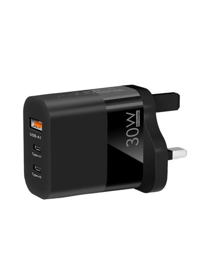 Buy 30W Fast Charging Adapter Black in Saudi Arabia