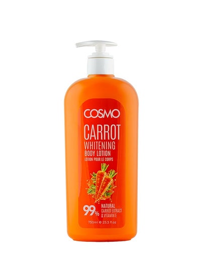 Buy Carrot Whitening Body Lotion Natural Carrot  And Vitamin E 750 Ml in Saudi Arabia