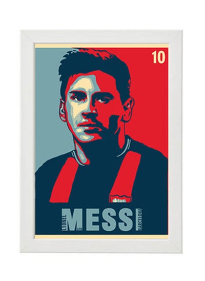 اشتري Messi Wall Art Poster Frame في مصر