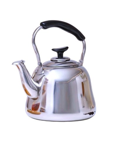 Buy 1 liter stainless steel teapot with whistle and infuser in Egypt