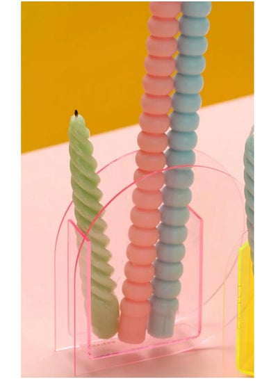 اشتري Blobs Taper Candle (pink) في مصر