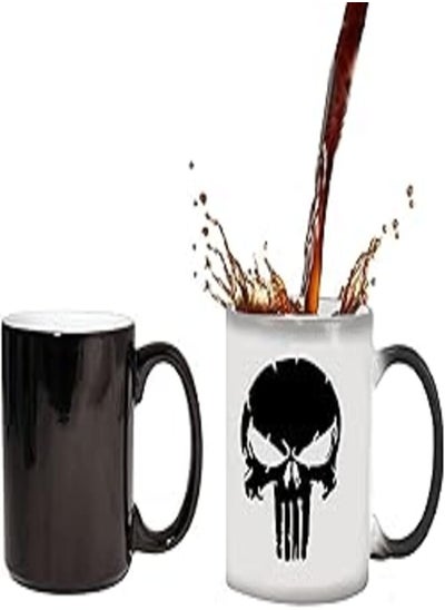 اشتري Punisher Coffee Magic Mug - Black-pr995 في مصر