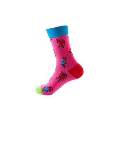 اشتري Unisex Absorb Sweat and Deodorize Socks 3 Pairs High Quality Socks One Size Fits All في الامارات