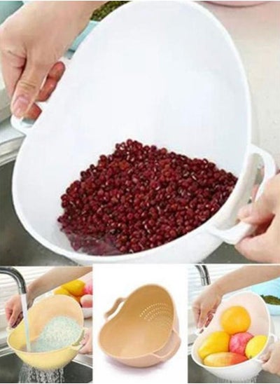 Buy Half and Half strainer for washing rice and fruits in Saudi Arabia