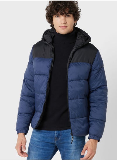 Buy Zip Through Puffer Jacket in UAE