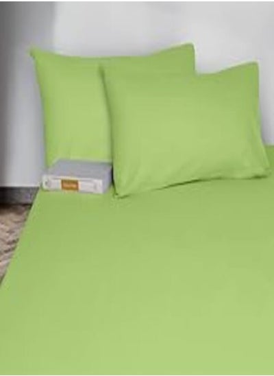 Buy Family Bed 006 Flat Bed sheet Set Plain 4 pieces size 240 x 250 cm in Egypt