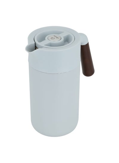 Buy Thermos With Wooden Handle 1.2L in Saudi Arabia