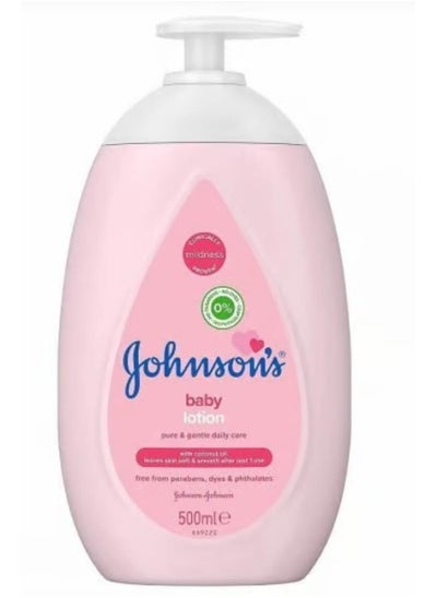 Buy Johnson's Baby Soft Lotion - With Coconut Oil - 500 ml in Saudi Arabia