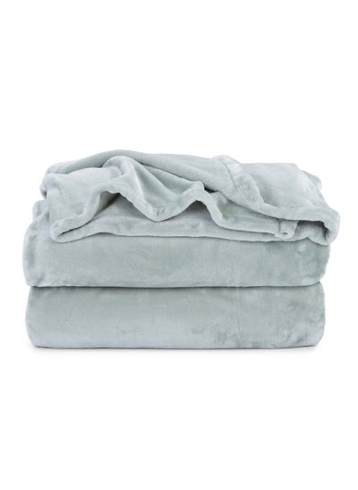 اشتري Ultra Plush Blanket 220X240cm-Moss في الامارات