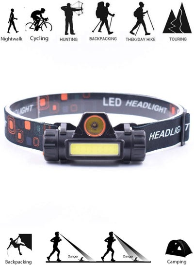 Buy Waterproof Rechargeable Headlight By Ishwaz Suitable For All Severe Weather Conditions Very Durable And Super Bright Light With Multi Modes Adjustable Strap Fast Charging And Long Battery Timing in Saudi Arabia
