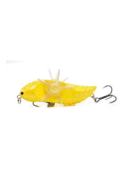 اشتري Cicada Lures with Rotational Double Propeller Wings Bionic Fishing Lure Floating Bait Artificial Lifelike Insect Tackle 3in/0.5oz 02 14*4.5*8cm في السعودية