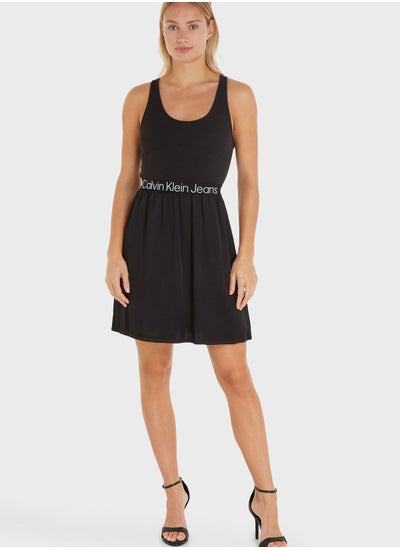 Buy Strappy Logo Waist Dress in Saudi Arabia