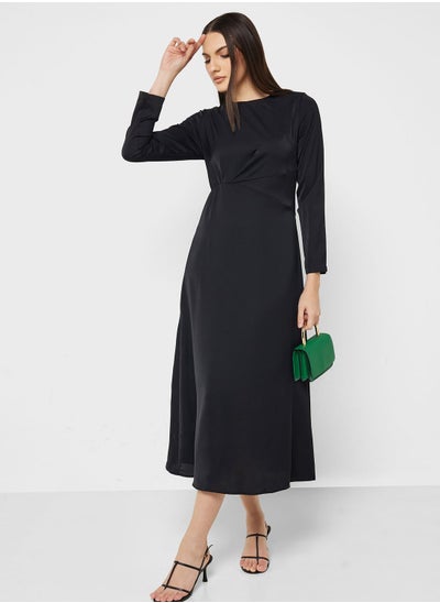 اشتري Sniched Waist A-Line Dress في الامارات