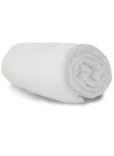 اشتري Duvet Comforter Cotton White 240x260cm في الامارات