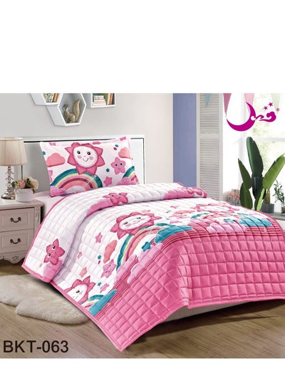 اشتري Compressed Bed Comforter Set Consisting of 3 Piece Children's Drawings في السعودية