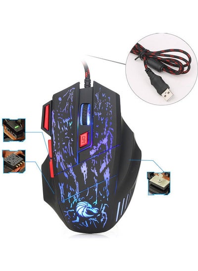 اشتري Wired Keyboard Mouse Combo Multicolour في الامارات